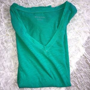 Plain green tee
